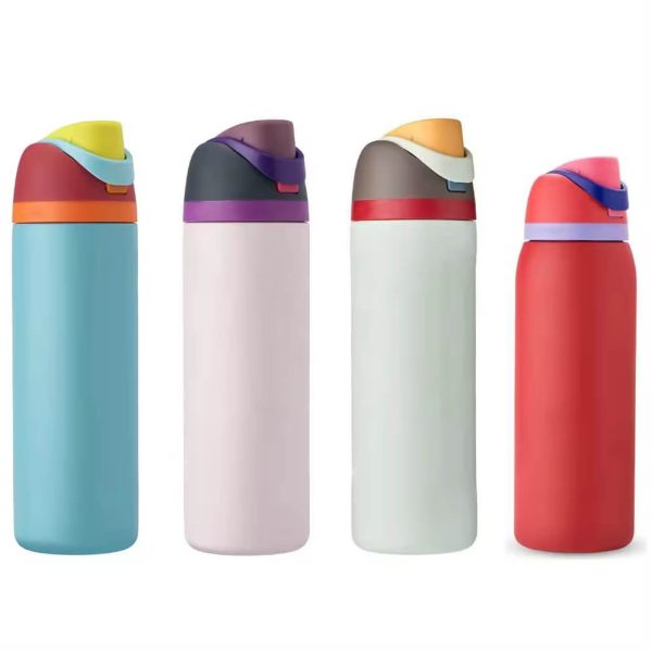 water bottle with straw