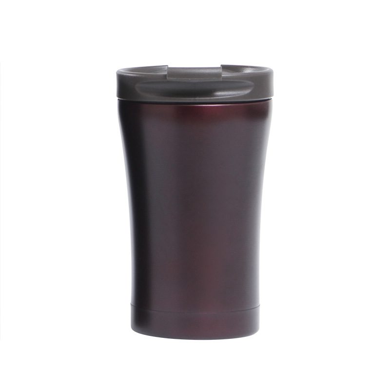 12oz Stainless Steel Insulated Travel Mug for Coffee & Tea - Vacuum Insulated Car Tumbler Cup with Spill Proof Twist On Flip Lid - Thermo Keeps Drinks Steaming Hot or Ice Cold