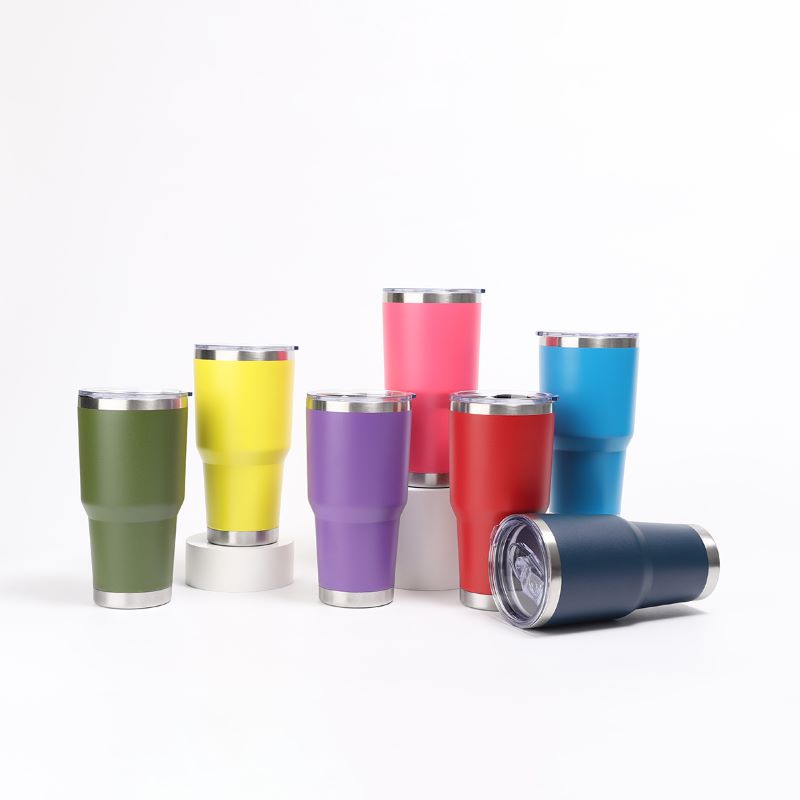 30oz stainless steel tumbler large capacity insulation beer mug outdoor sports keep cold ice bar cup wholesale