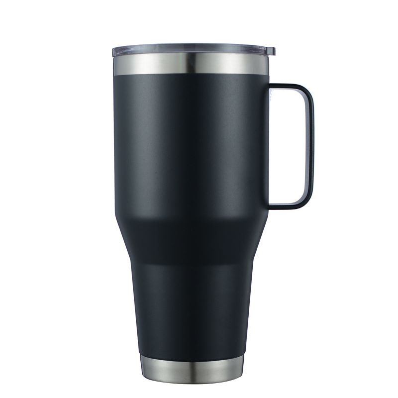 40oz Car Mug with Handle,30oz Ice Bar Mug with Handle,304 Stainless Steel Vacuum Large Capacity Insulation Mug